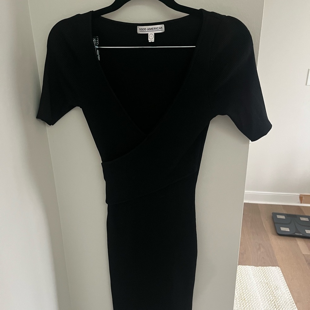 Good American Black Mini Dress